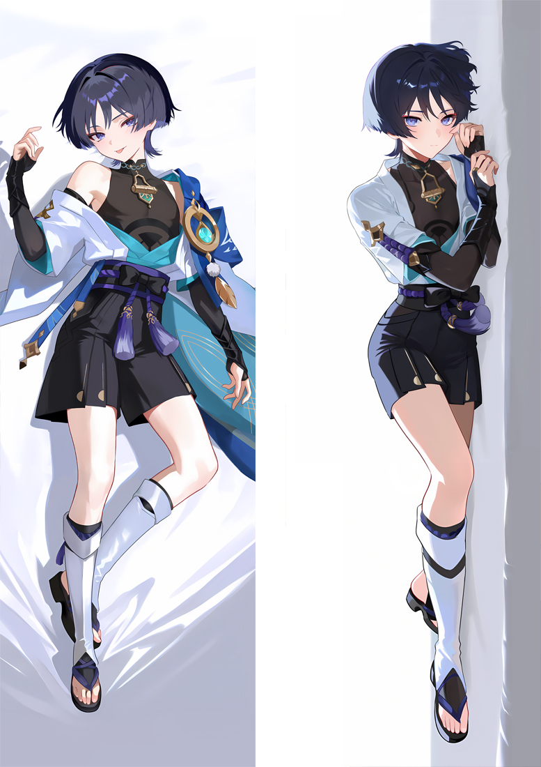 Genshin Impact Wanderer Anime Dakimakura Body Pillow Cover