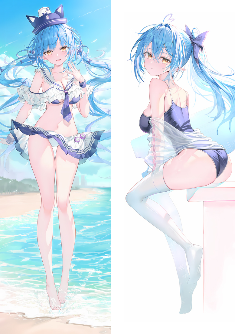 Virtual Youtuber Yukihana Lamy Anime Dakimakura Body Pillow Cover