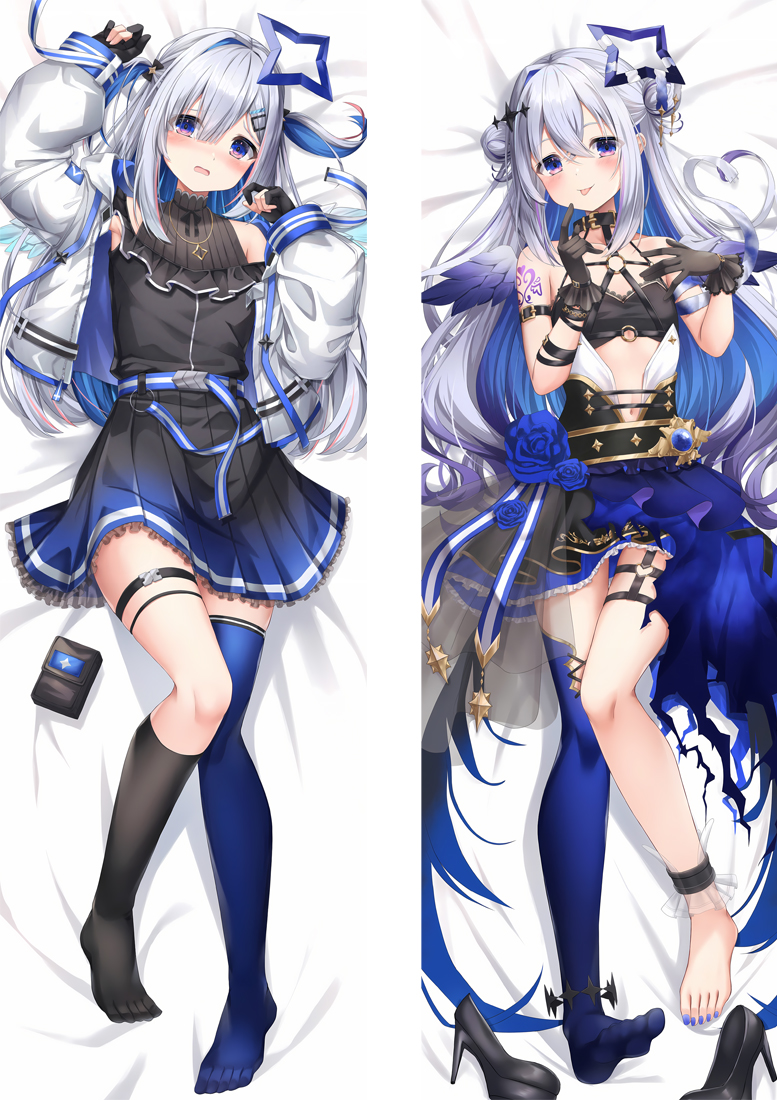 Virtual Youtuber Amane Kanata Anime Dakimakura Body Pillow Cover