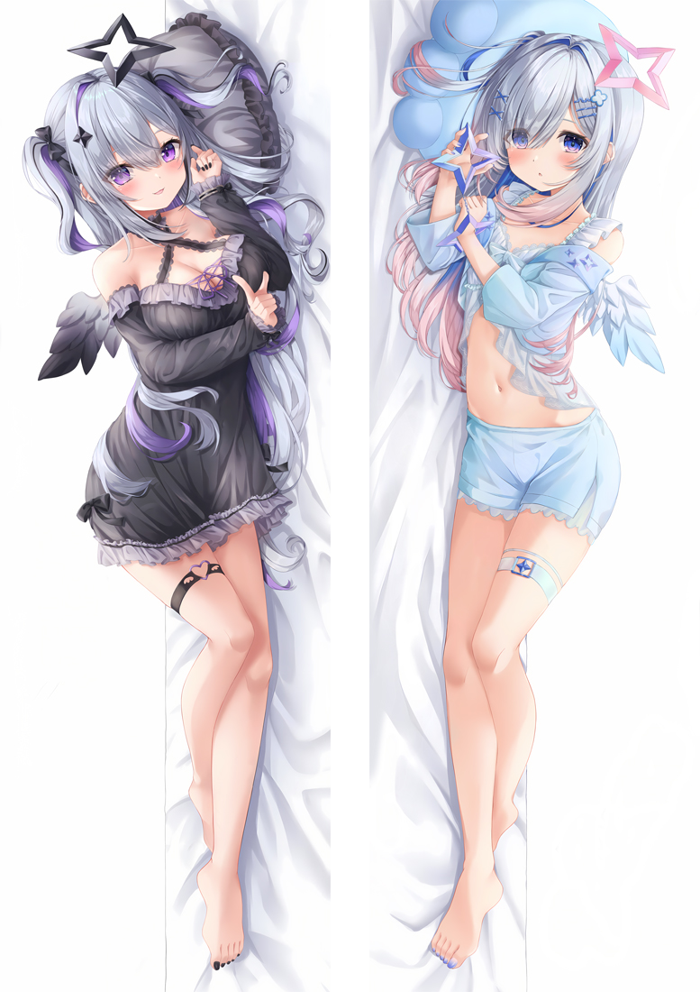 Virtual Youtuber Amane Kanata Anime Dakimakura Body Pillow Cover