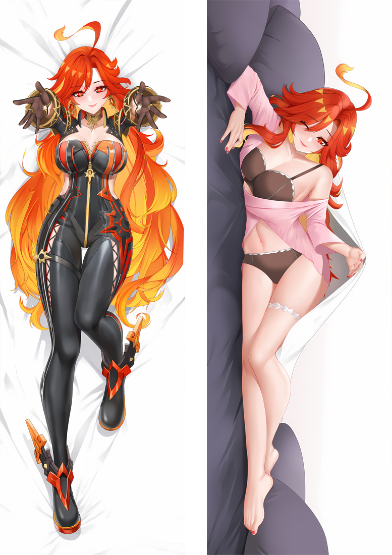 Genshin Impact Pyro Archon Mavuika Anime Dakimakura Body Pillow Cover