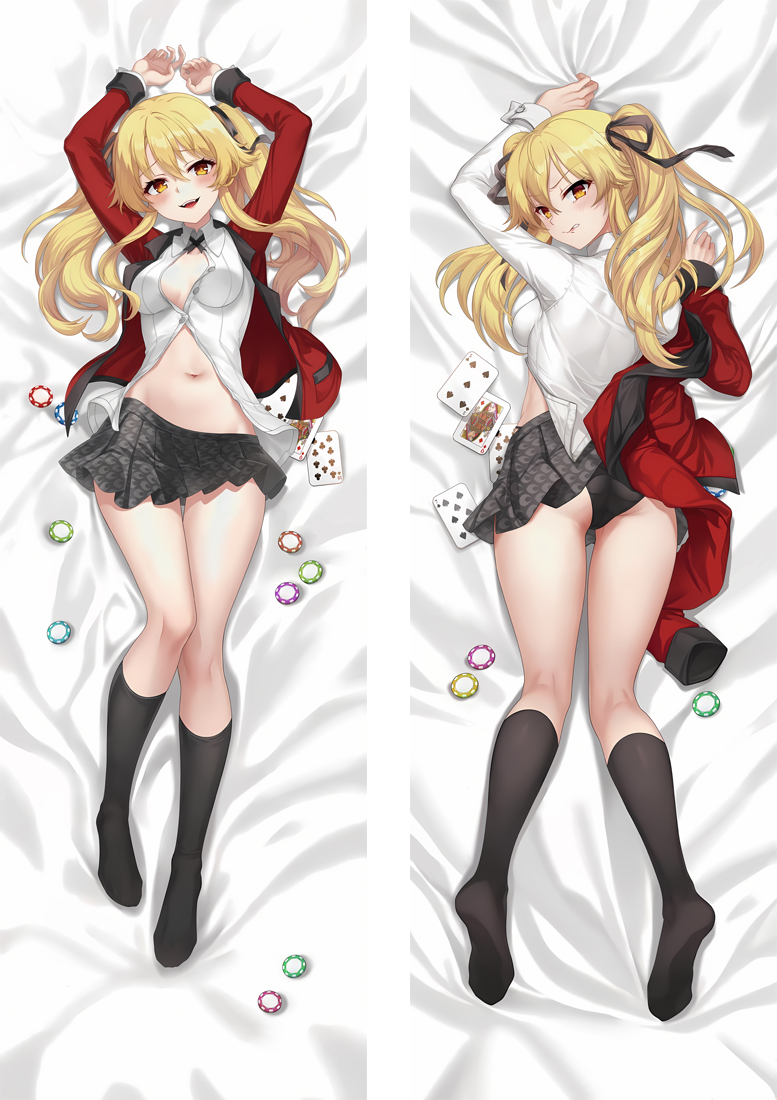 Kakegurui - Compulsive Gambler Mary Saotome Anime Dakimakura Body Pillow Cover