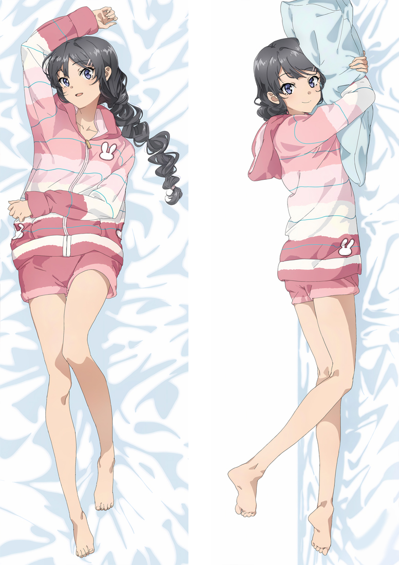Rascal Does Not Dream of Bunny Girl Senpai Sakurajima Mai Anime Dakimakura Body Pillow Cover