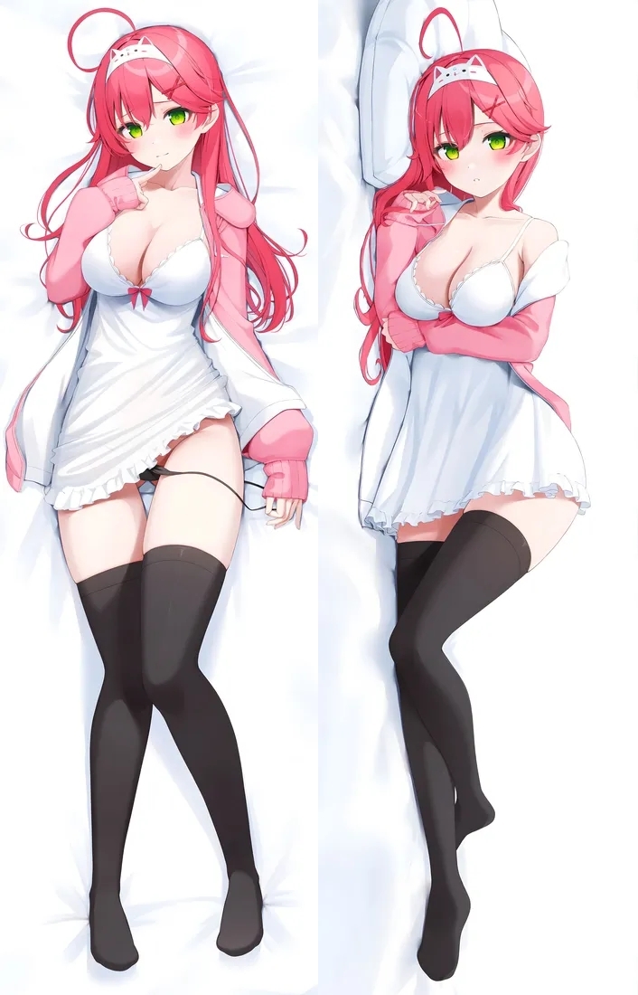 Virtual Youtuber Sakura Miko Anime Dakimakura Body Pillow Cover