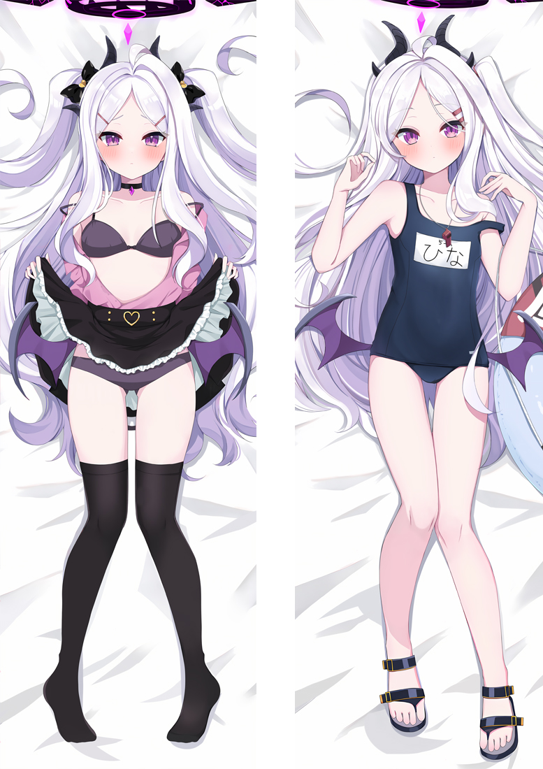 Blue Archive Sorasaki Hina Anime Dakimakura Body Pillow Cover
