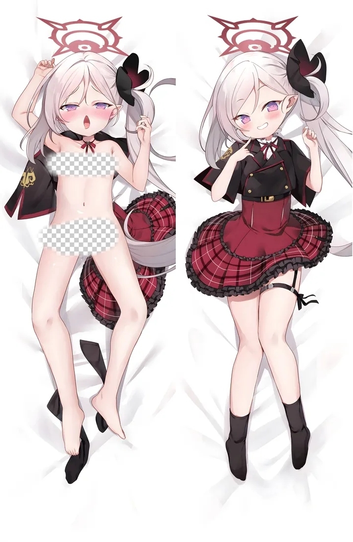 Blue Archive Mutsuki Asagi Anime Dakimakura Body Pillow Cover