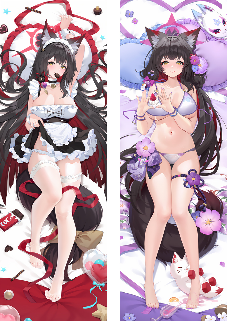Blue Archive Kosaka Wakamo Anime Dakimakura Body Pillow Cover