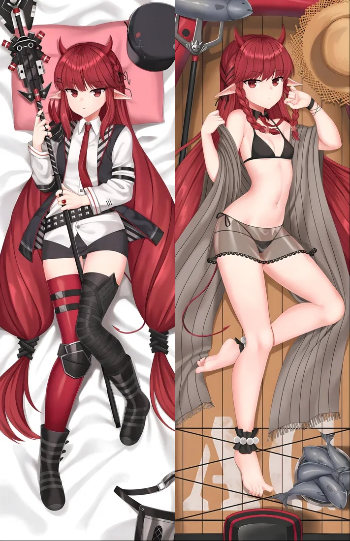 Arknights Azuki Anime Dakimakura Body Pillow Cover
