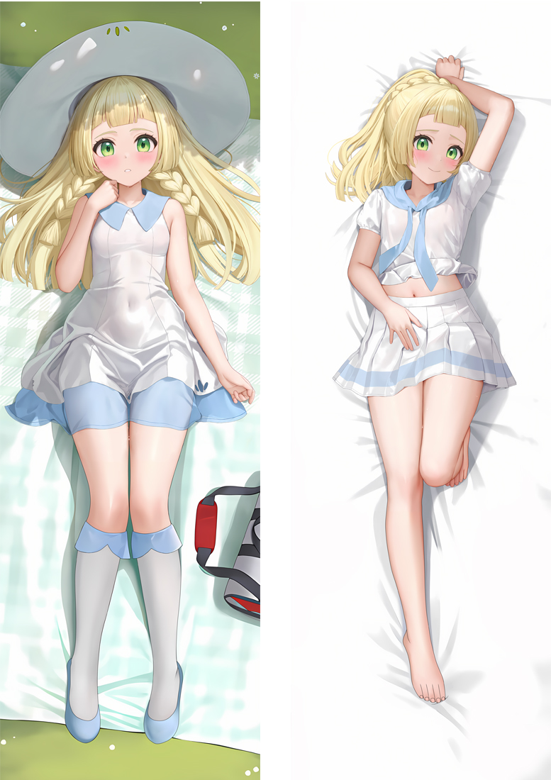 Pokémon Lillie Anime Dakimakura Body Pillow Cover