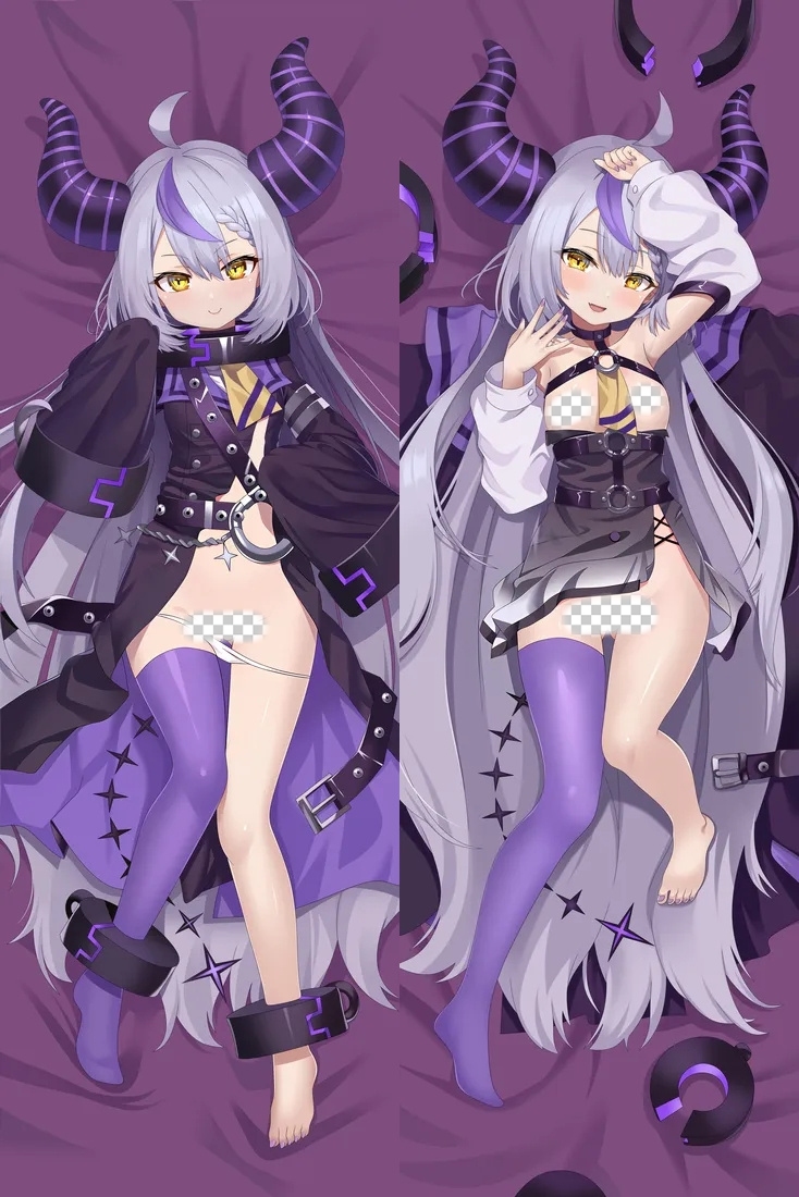 VTuber Laplace Darkness Anime Dakimakura Body Pillow Cover