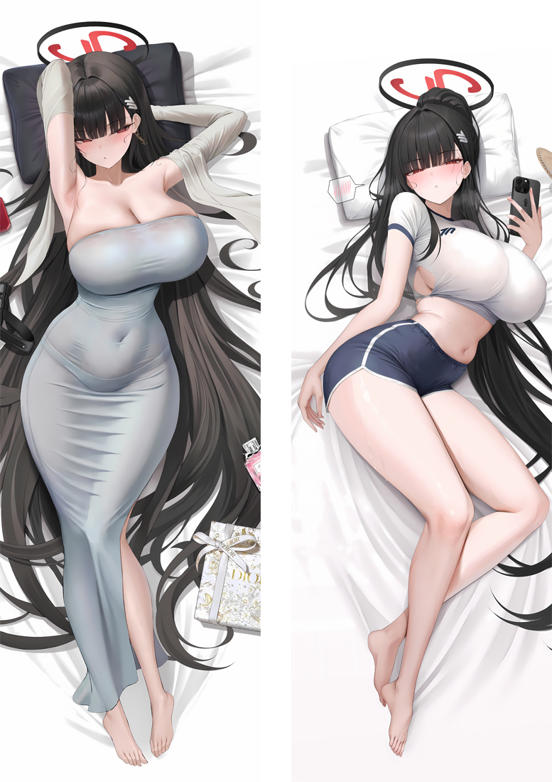 Blue Archive Tsukatsuki Rio Anime Dakimakura Body Pillow Cover
