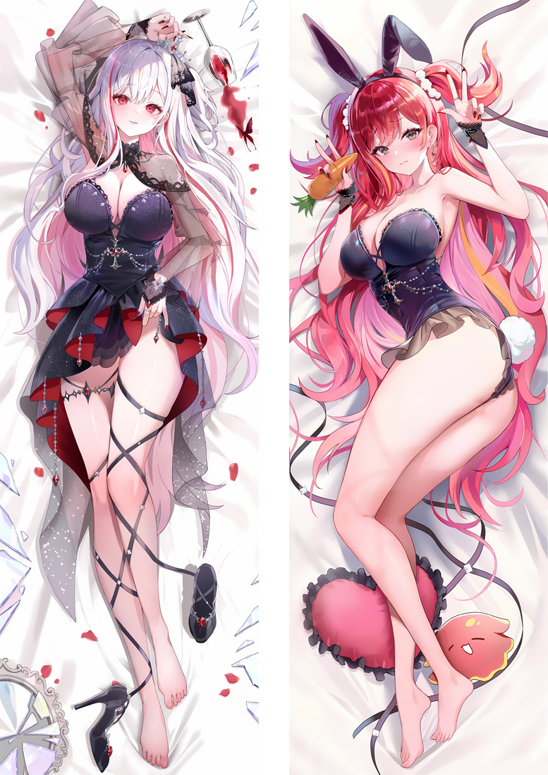 Virtual Youtuber Akane Anime Dakimakura Body Pillow Cover