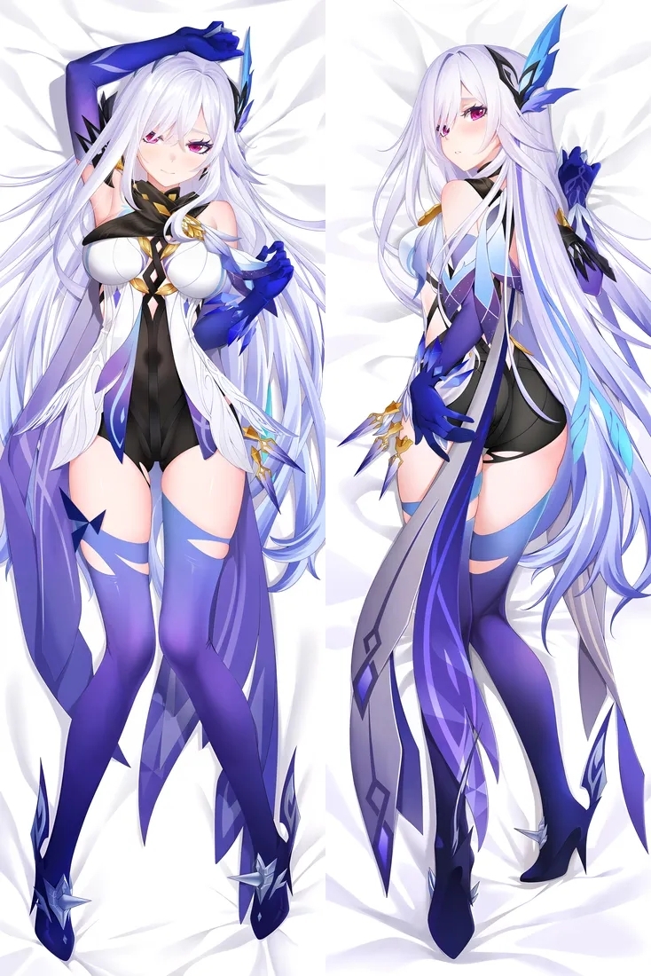 Genshin Impact Skirk Anime Dakimakura Body Pillow Cover