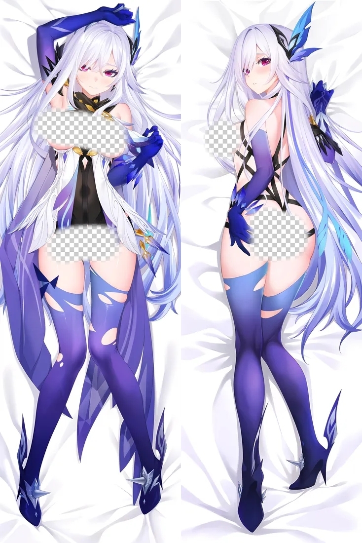 Genshin Impact Skirk Anime Dakimakura Body Pillow Cover
