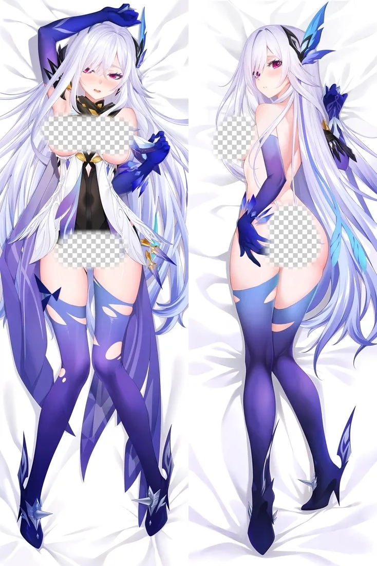Genshin Impact Skirk Anime Dakimakura Body Pillow Cover