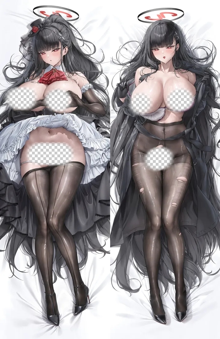 Blue Archive Tsukatsuki Rio Anime Dakimakura Body Pillow Cover