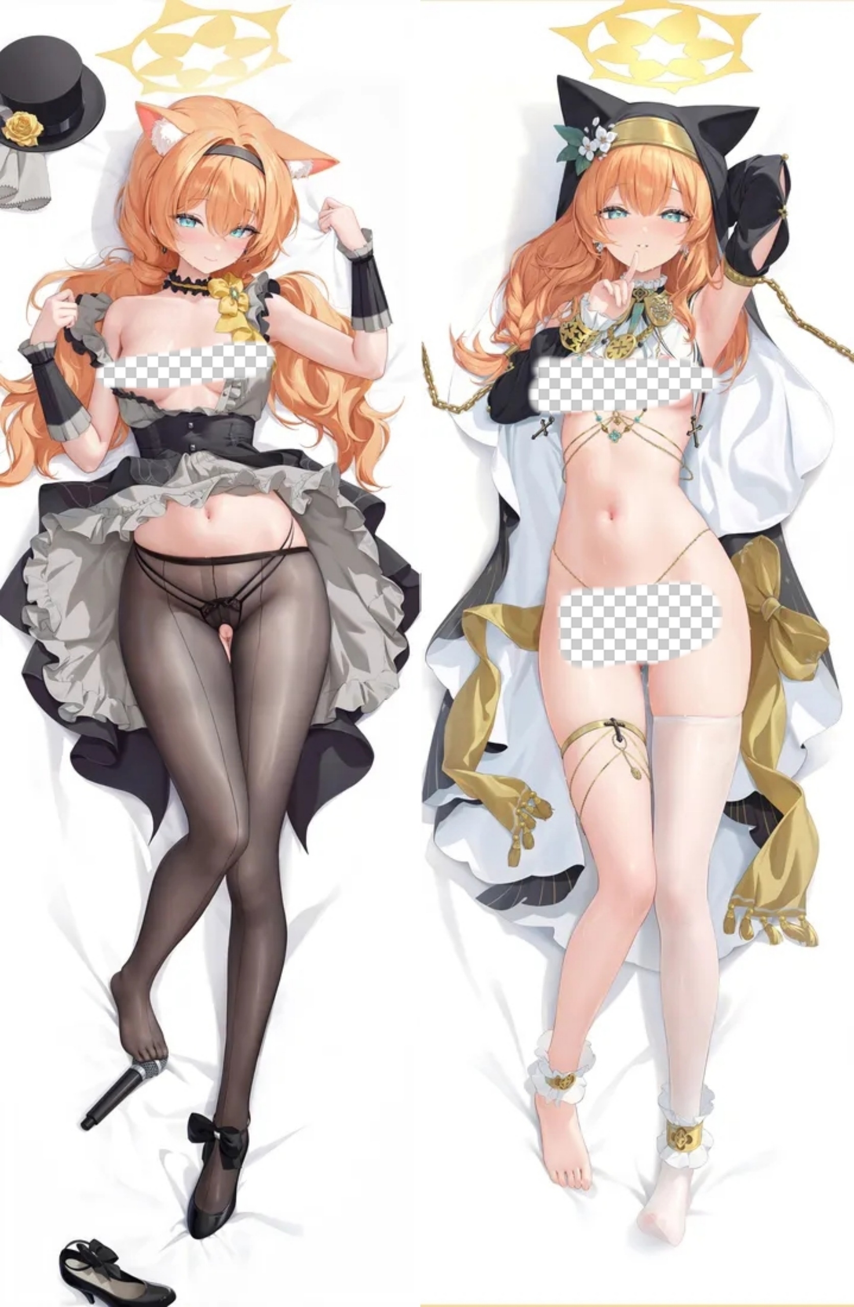 Blue Archive Iochi Marī Anime Dakimakura Body Pillow Cover