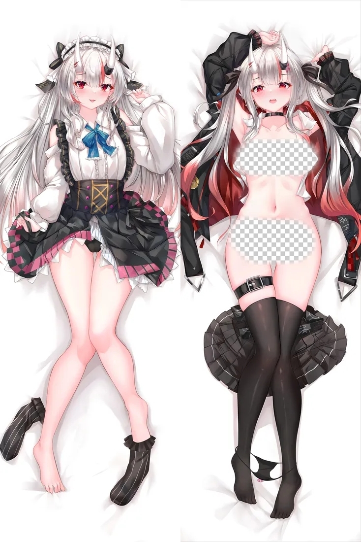 Virtual Youtuber Nakiri Ayame Anime Dakimakura Body Pillow Cover