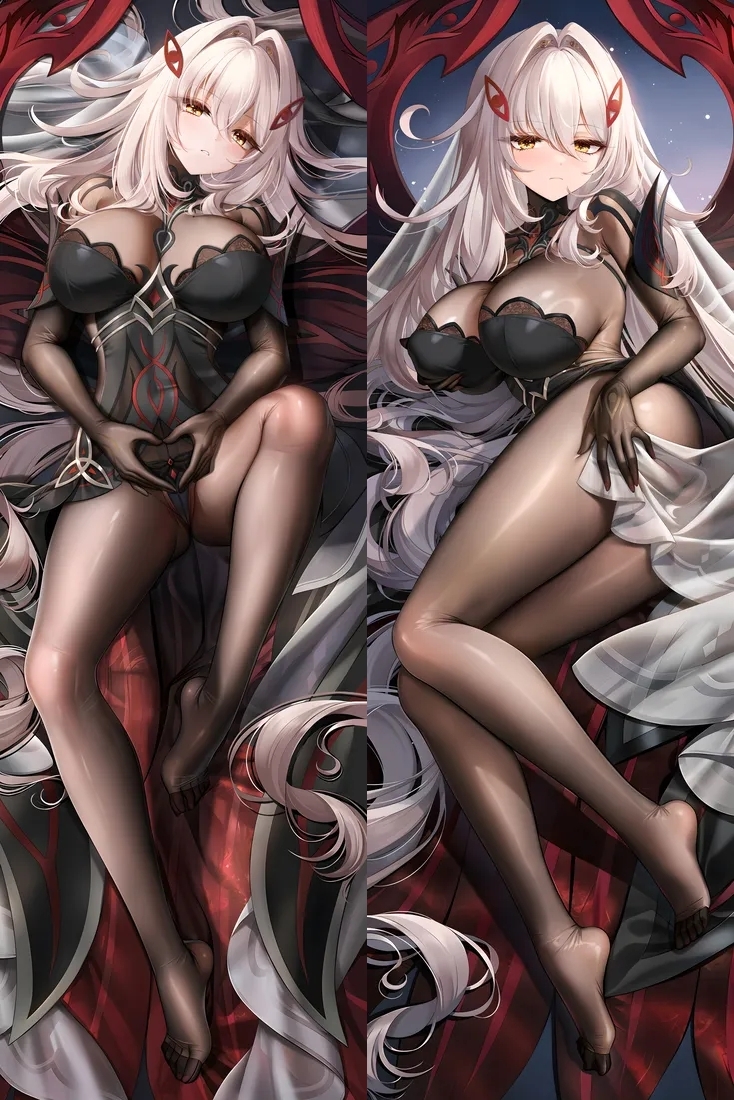 Genshin Impact Ronova Anime Dakimakura Body Pillow Cover