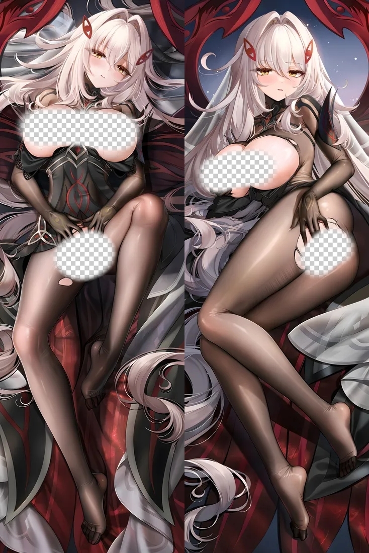 Genshin Impact Ronova Anime Dakimakura Body Pillow Cover