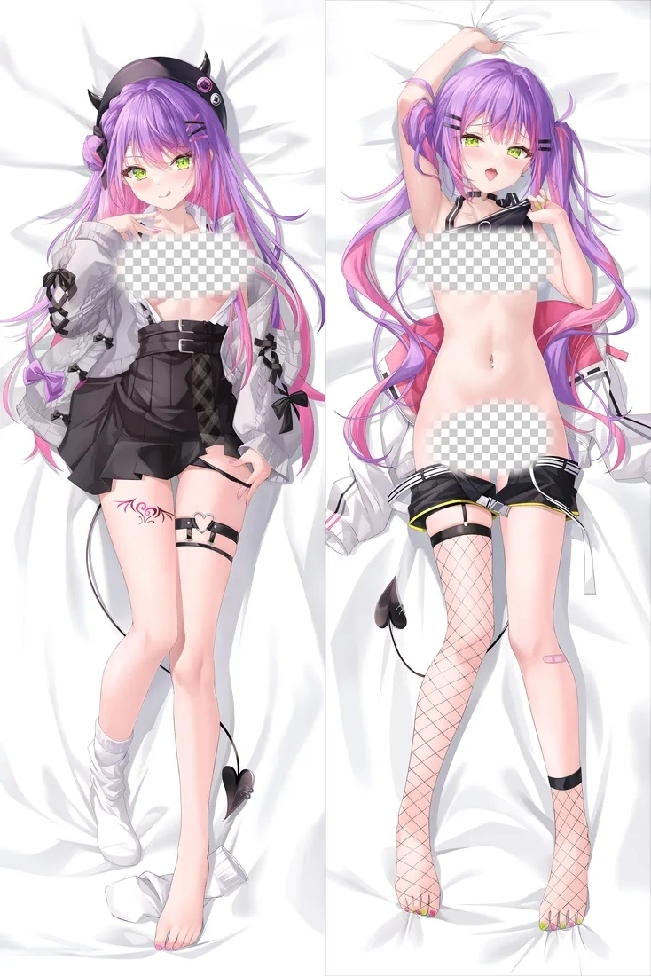 Virtual Youtuber Tokoyami Towa Anime Dakimakura Body Pillow Cover