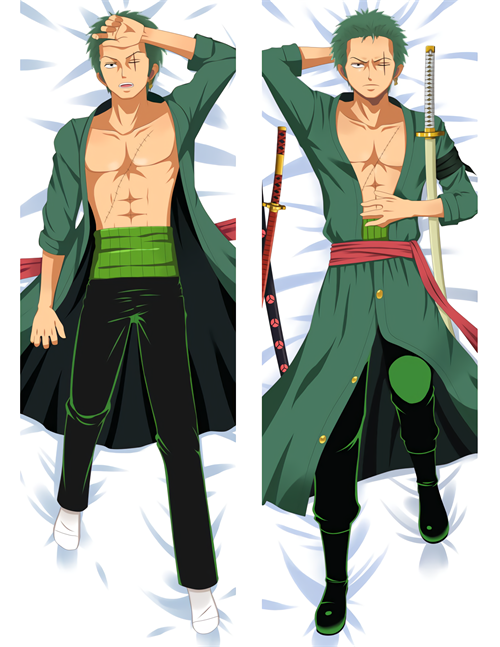 Hot Anime One Piece Roronoa Zoro Anime Dakimakura Pillow Cover