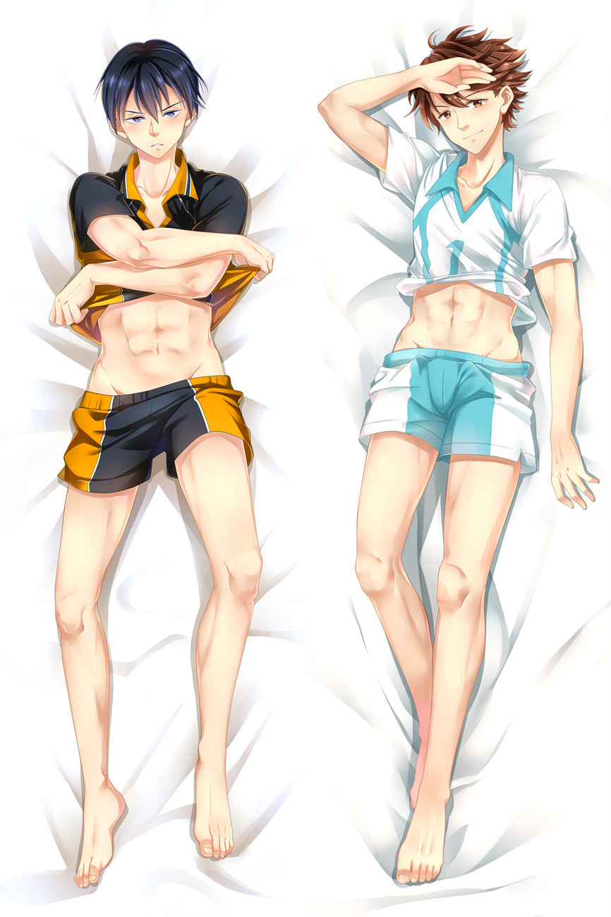 New Anime Haikyuu Dakimakura Kageyama Tobio &Oikawa Tooru Pillow Case Cover Hug Body