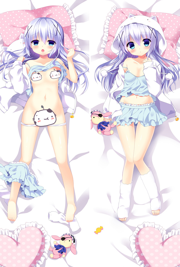 Is The Order A Rabbit? Chino Kafū Anime Dakimakura Pillow Cover