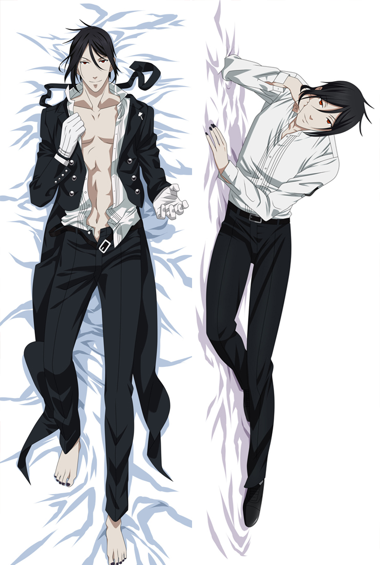 Black Butler Sebastian Michaelis Anime Dakimakura Pillow Cover