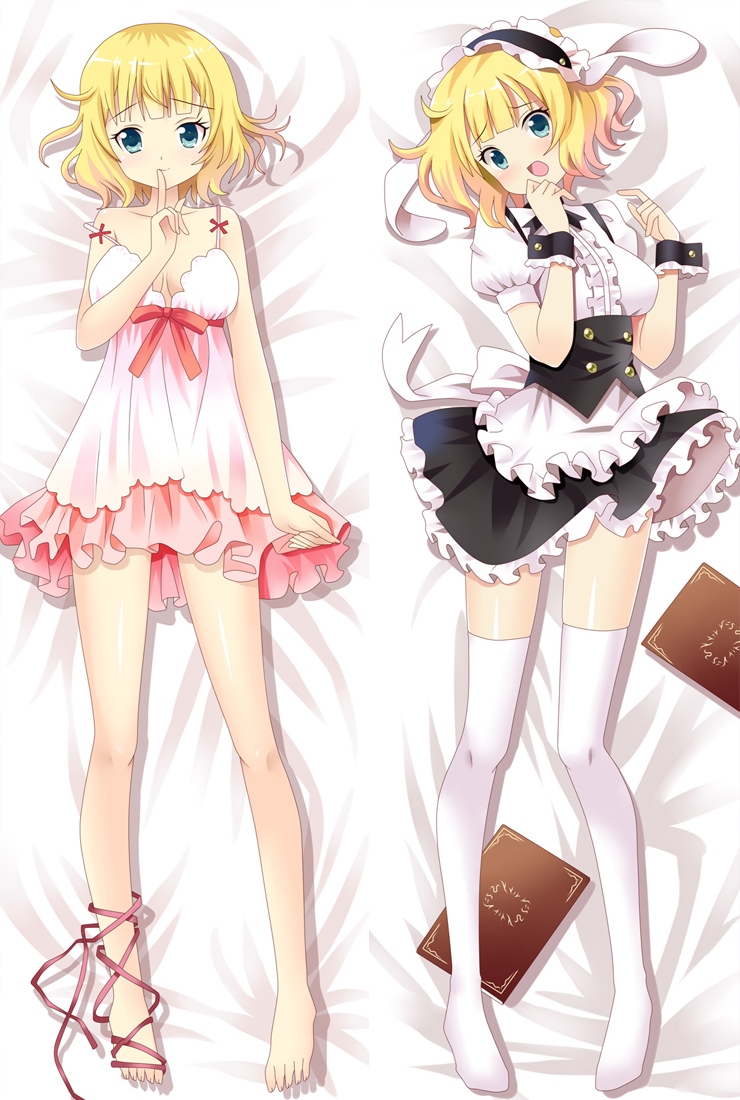 Is The Order A Rabbit Syaro Kirima Anime Dakimakura Pillow Cover