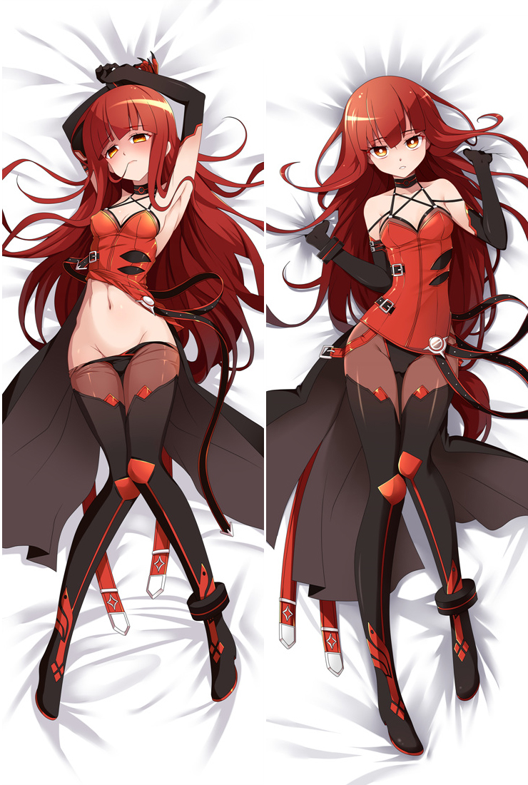 Elsword Crimson Avenger Elesis Anime Dakimakura Pillow Cover