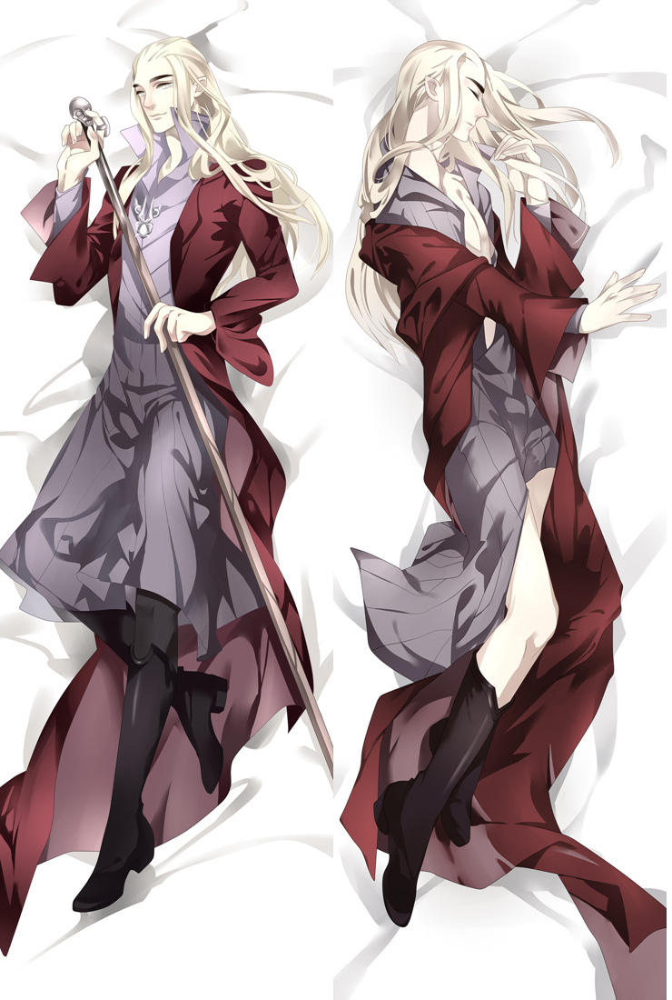 The Hobbit Thranduil Anime Dakimakura Pillow Cover