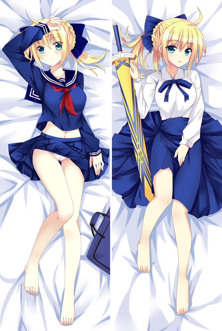 Fate Grand Order Saber Anime Dakimakura Pillow Case
