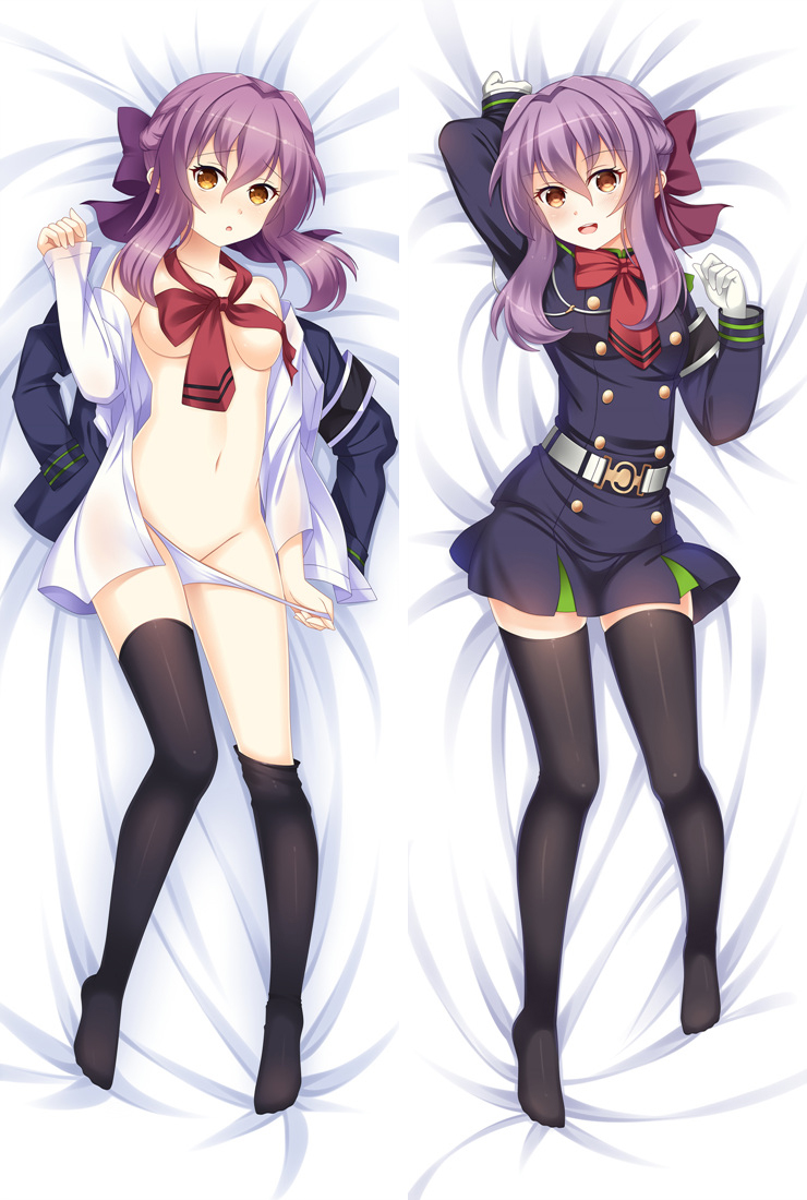 Seraph of the End Shinoa Hiragi Anime Dakimakura Pillow Case