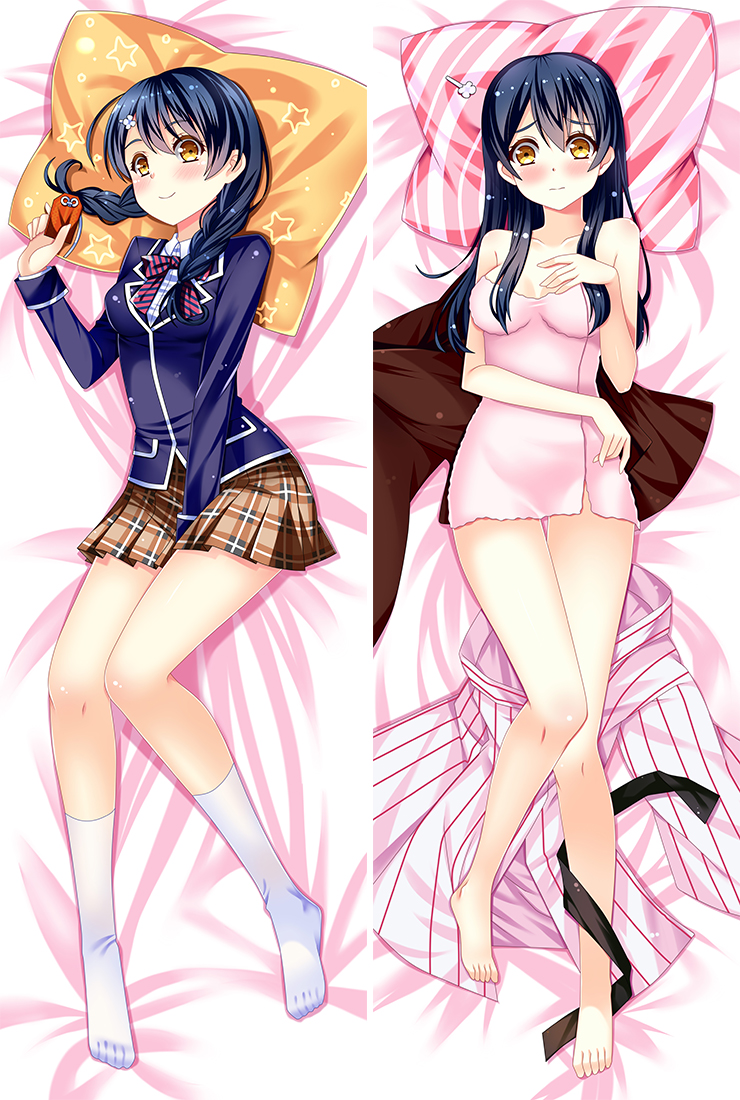 Shokugeki no Soma Megumi Tadokoro Anime Dakimakura Pillow Case