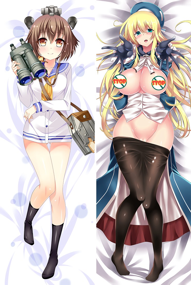 Kantai Collection Yukikaze Atago Anime Dakimakura Pillow Case
