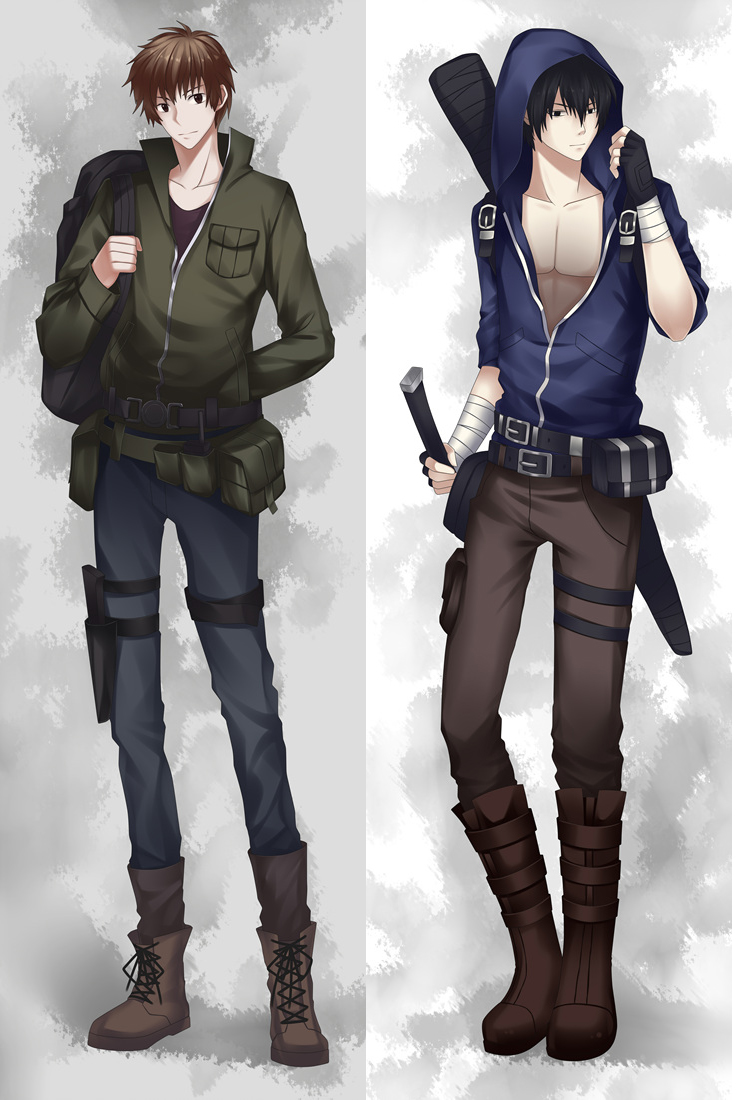 Handsome Male Anime Dakimakura Pillow Cover