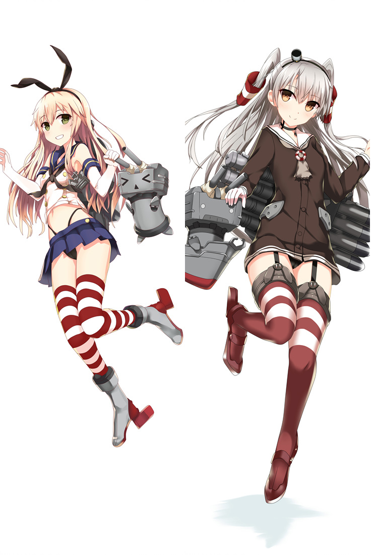 Kantai Collection Shimakaze Amatsukaze Anime Dakimakura Pillow Case