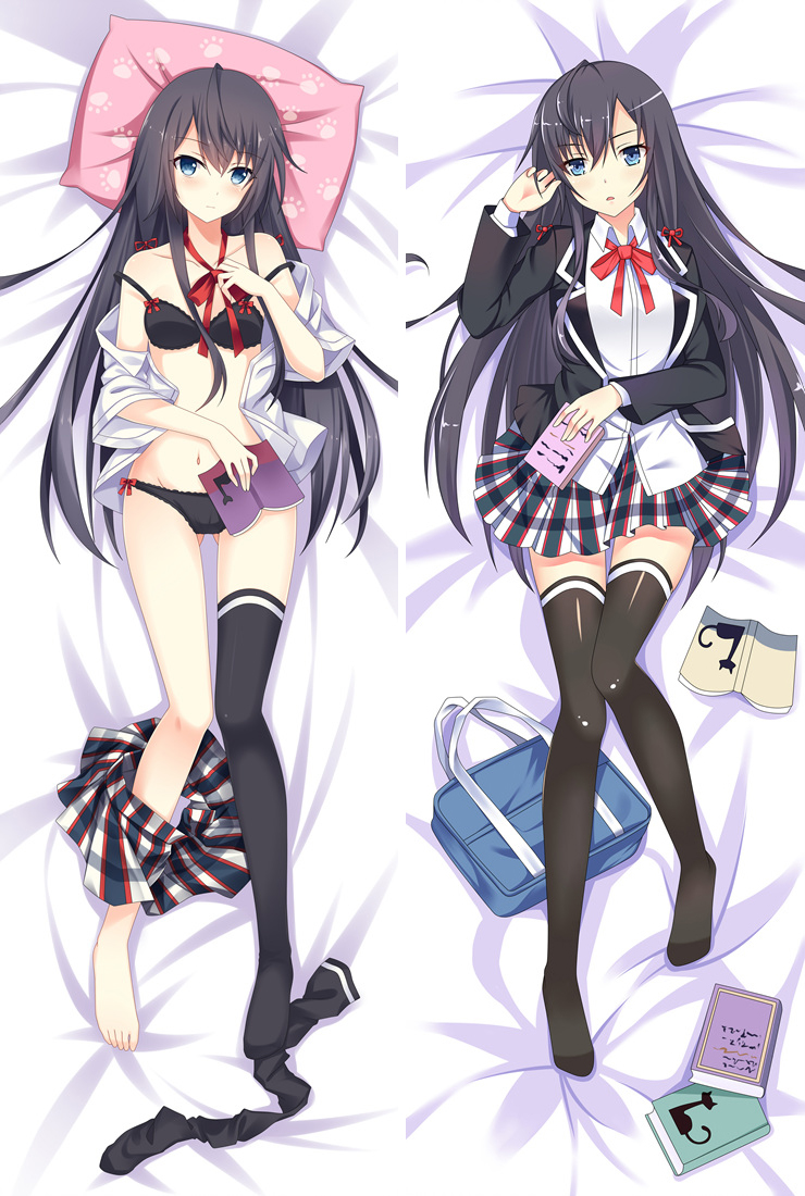 My youth romantic comedy in game is wrong as I expected Yukino Yukinoshita Anime Dakimakura Pillow Case