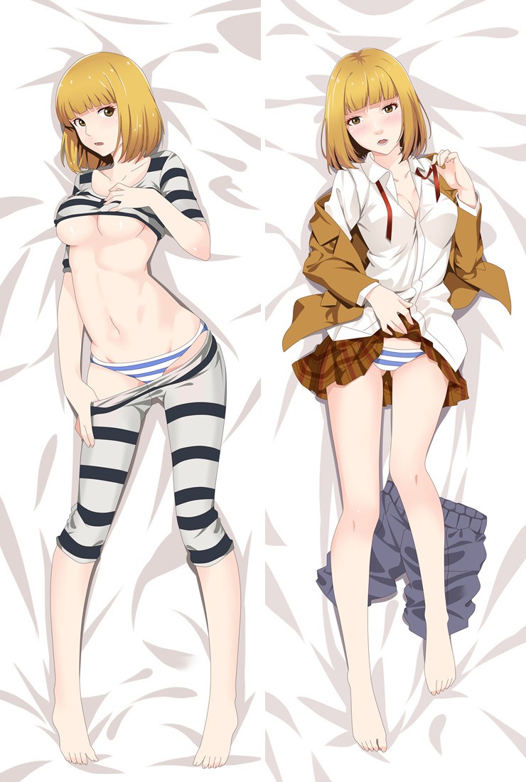 Prison School Hana Midorikawa With Double Sides Zipper as a girlfriend wife Anime Dakimakura Pillow Cover