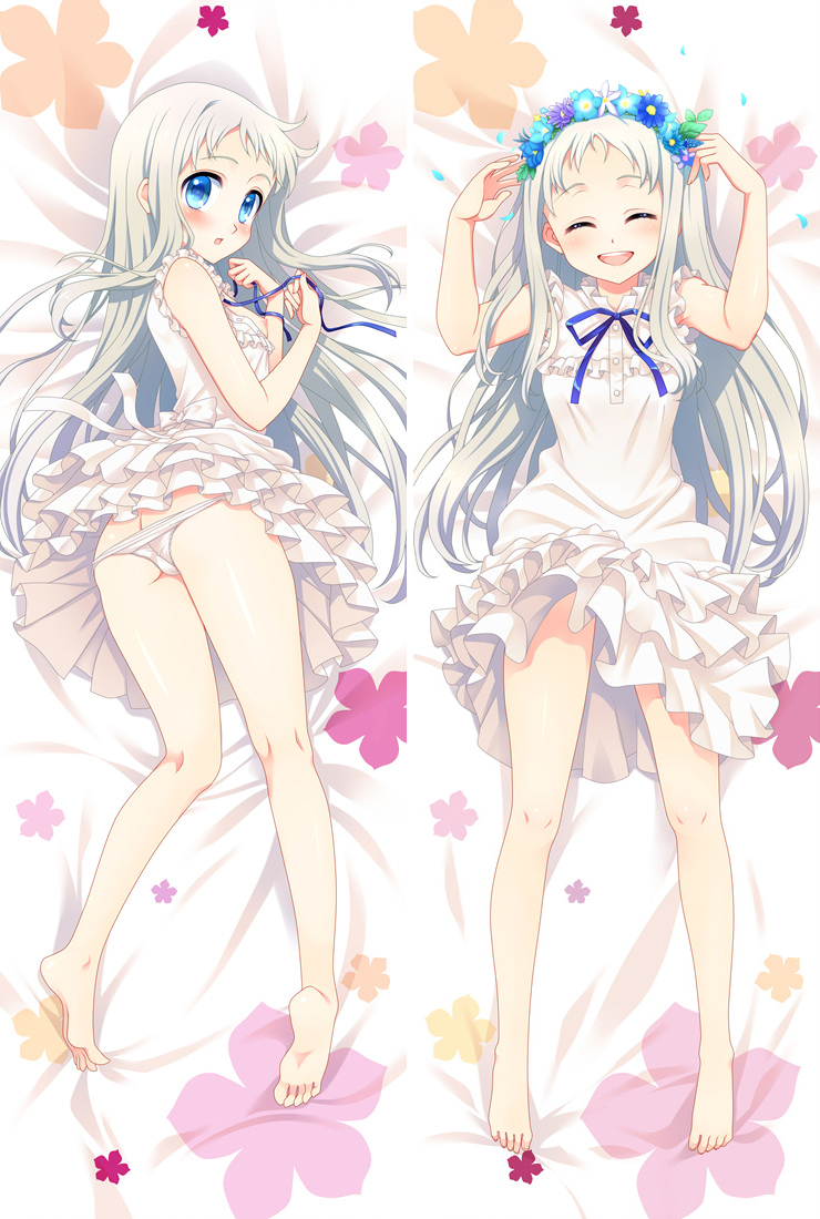 Anohana The Flower We Saw That Day Meiko Honma Menma Anime Dakimakura Pillow Case