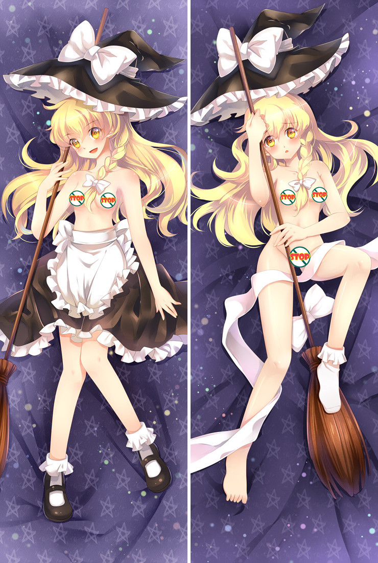 Touhou Project Marisa Kirisame Anime Dakimakura Pillow Case