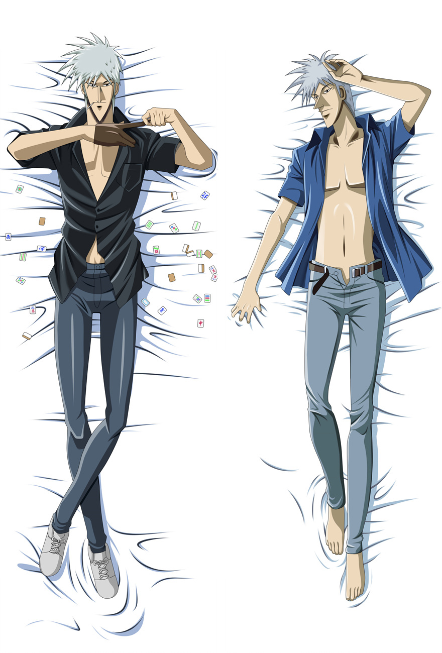 Akagi: Yami ni Oritatta Tensai Shigeru Akagi Anime Dakimakura Pillow Case