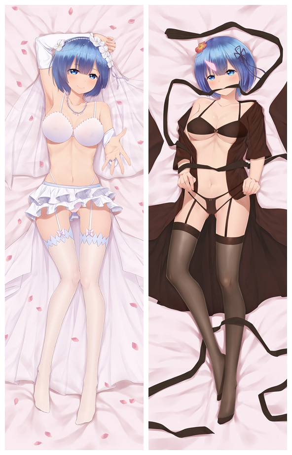 Re:Zero Rem Anime Dakimakura Pillow Cover