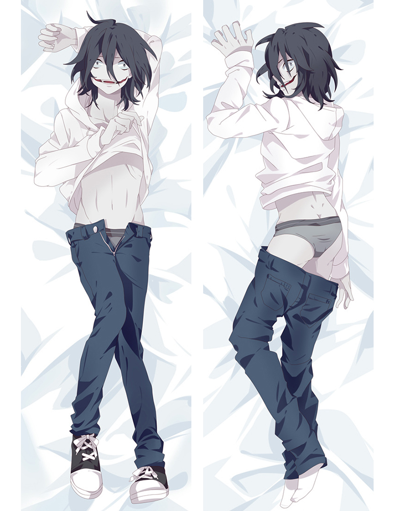Crazy man otaku male Anime Dakimakura Pillow Cover