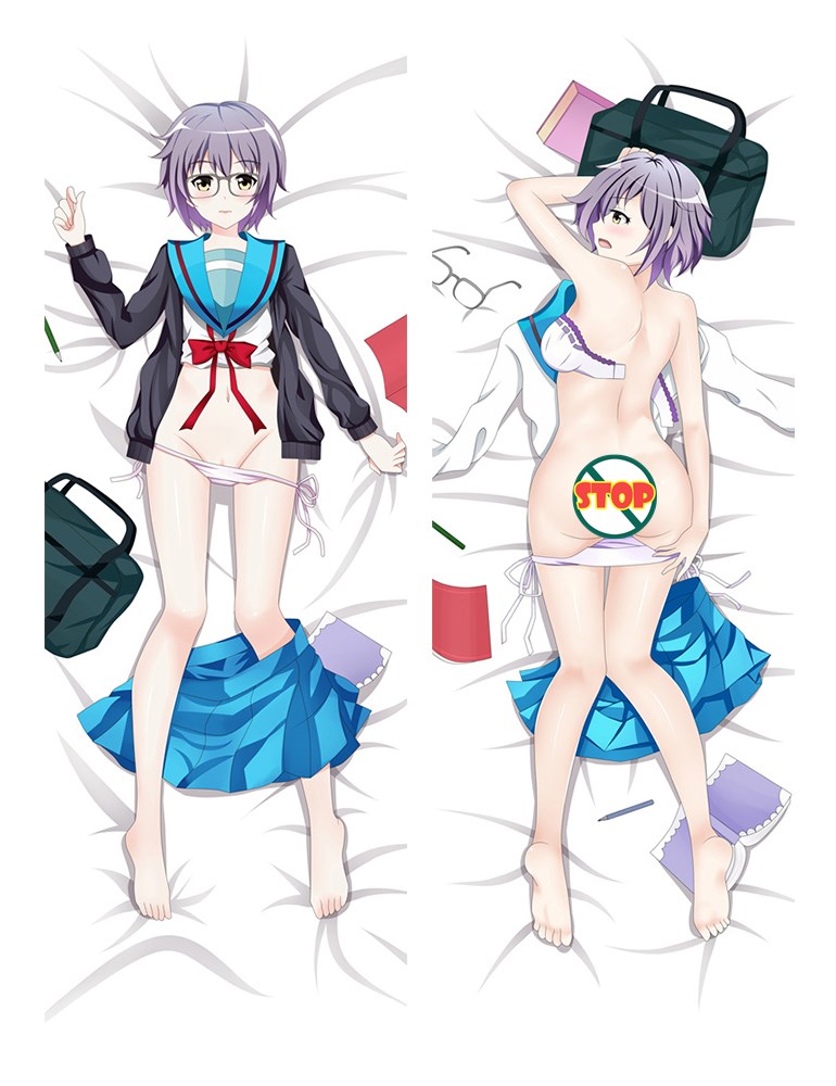 The Melancholy of Haruhi Suzumiya Yuki Nagato Anime Dakimakura Pillow Cover