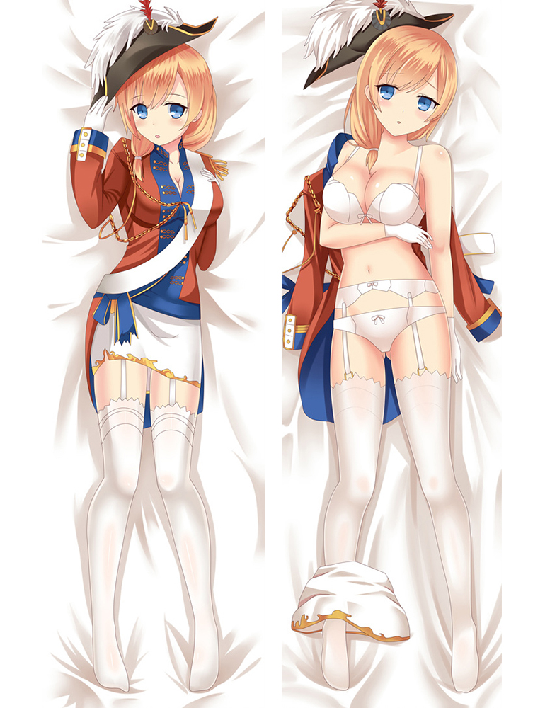 Warship Girls Rodney Anime Dakimakura Pillow Cover