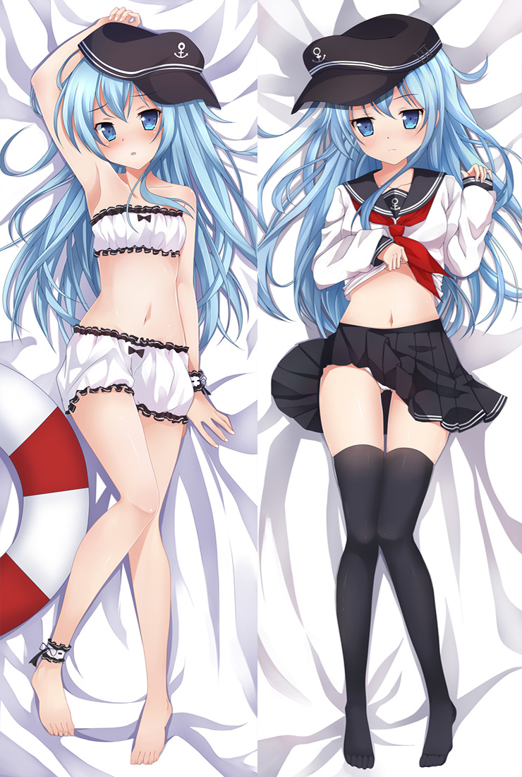 Kantai Collection Hibiki Anime Dakimakura Pillow Cover