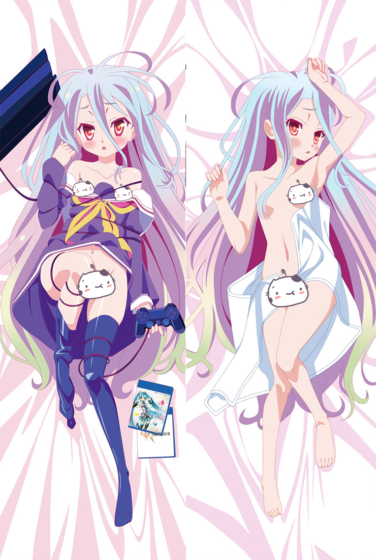 No Game No Life Shiro Anime Dakimakura Pillow Cover