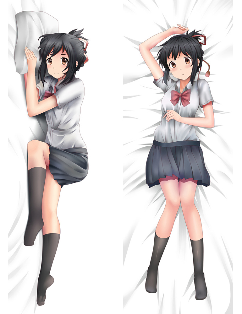 Your Name Miyamizu Mitsuha Anime Dakimakura Pillow Cover